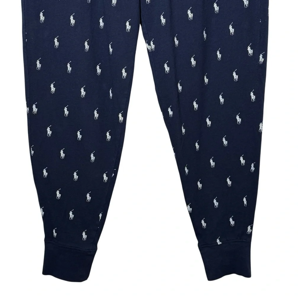 Polo Ralph Lauren Mens Polo Pony Cotton Sleep Jogger Navy Blue Nevis Large